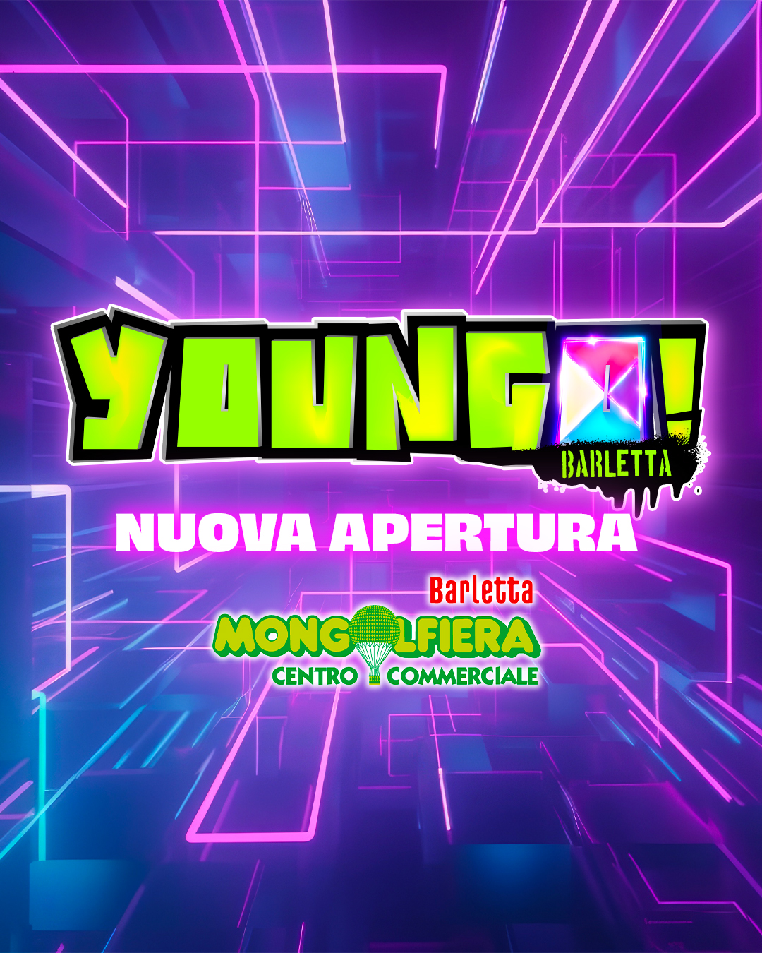 VIDEOGAMES, LUCI, AZIONE: BENVENUTO YOUNGO BARLETTA